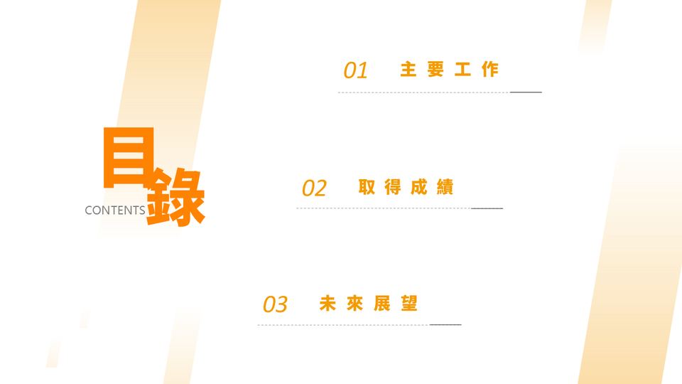 簡約橙色年終總結 第 2 頁