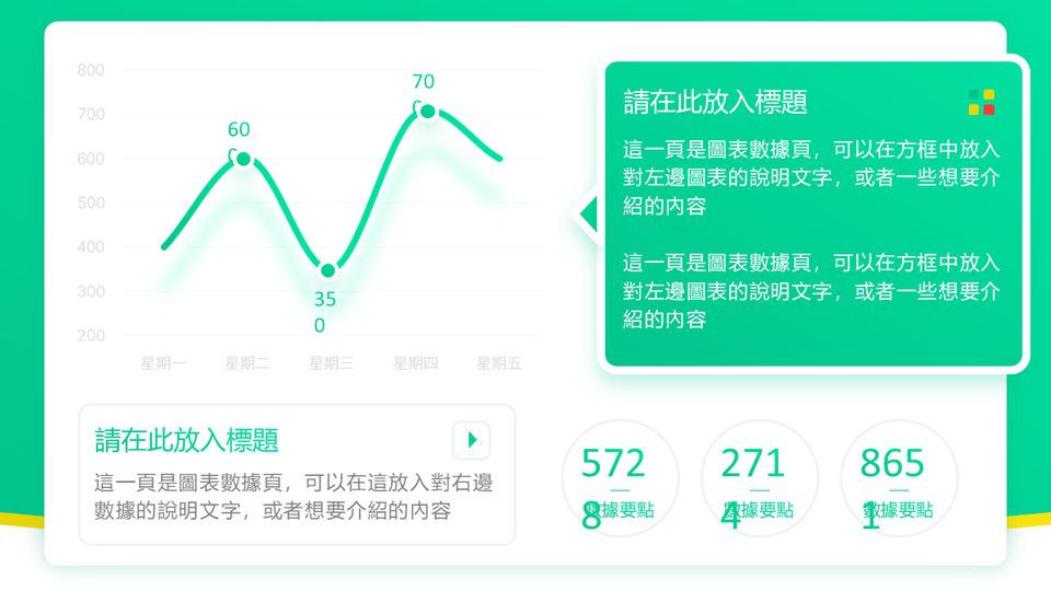 綠黃插畫商務 第 7 頁
