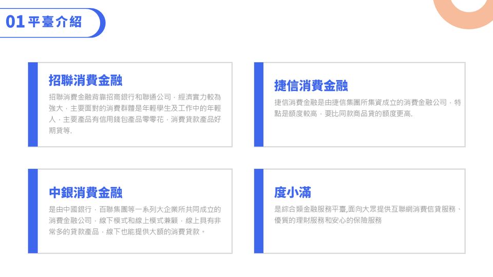 藍色插畫風金融信貸產品介紹(1) 第 4 頁