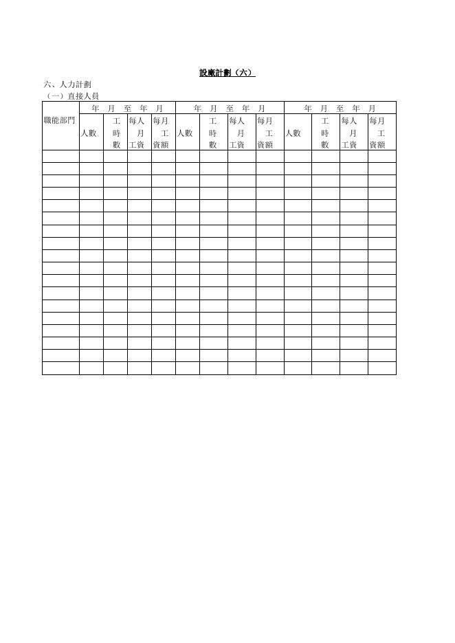 設廠計劃〈六〉-1 預覽